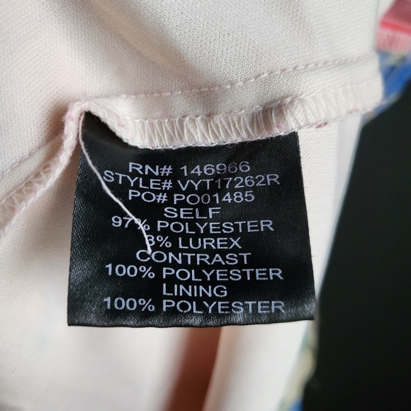 Maxi Floral Overlay Front Split Tank Bustier Dress Size 13 - Picture 9 of 12